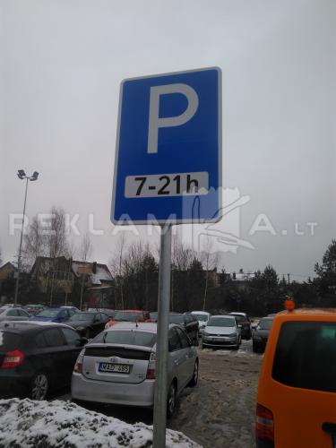 Parkavimo vietų rezervavimo ženklas